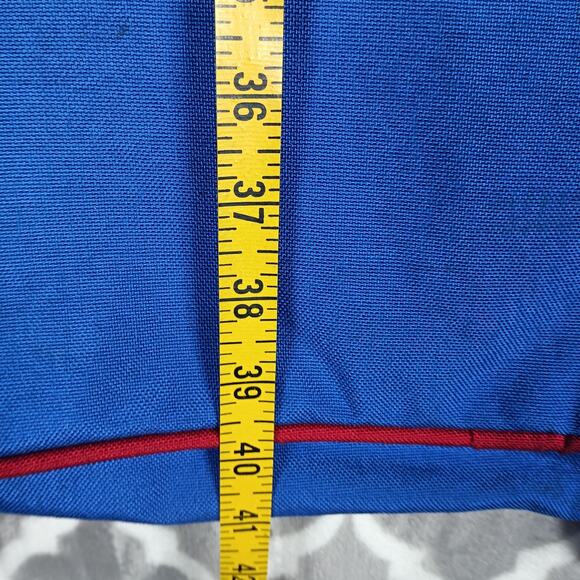 Vintage Texas Rangers Garment Bag Suit Bag Blue Red Piping Tommy Thompson 65 80s - Picture 9 of 9